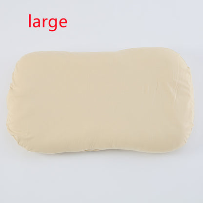 ベージュのベビーネストベッドを単体で撮影した商品正面写真
