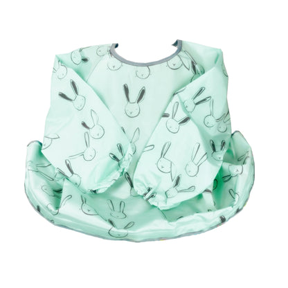 長袖タイプのお食事エプロン
