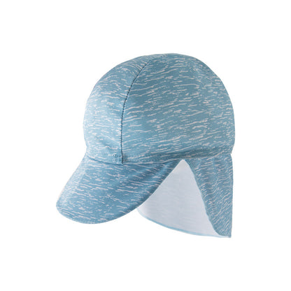 キッズ男の子 長袖ラッシュガード一体型ワンピース水着 背面ジップ 速乾ポリエステル80% 95cm・105cm・115cm・125cm・135cm（ブルー）