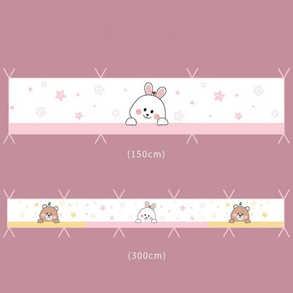 通気性の良い3Dメッシュ素材のベビーバンパー
