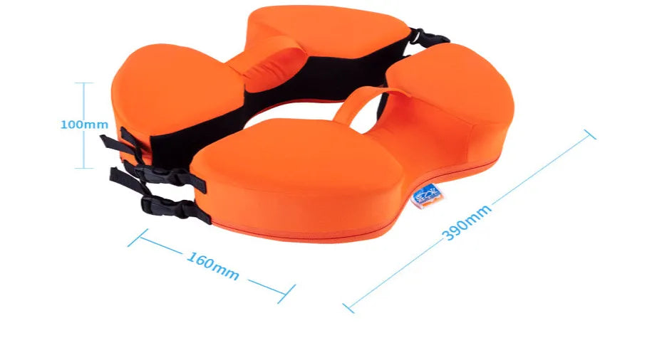 0〜3歳 ベビー脇下アームフロート パールコットン素材 無地 39 x 16 x 10cm 初心者の水慣れサポート プール水遊び用