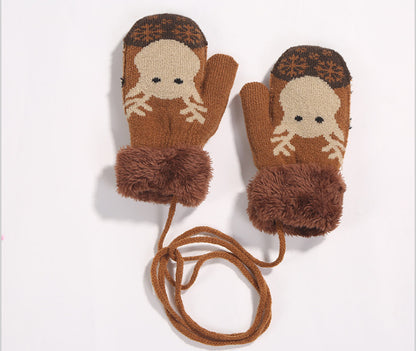 紐付きベビーミトンの全体レイアウト
