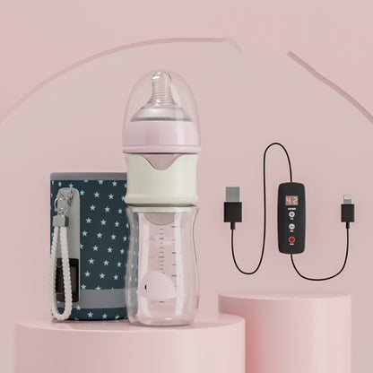 Dr. Greenブルーカラーのデジタルミルクウォーマー
