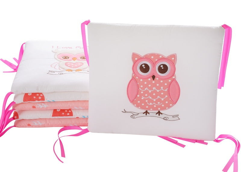 コットン100％の安全なベビーベッドクッション
