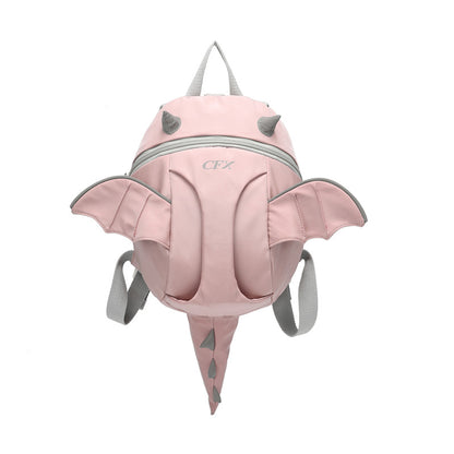 迷子防止ミニキッズリュック 20×24cm ナイロン素材 ファスナー開閉 メッシュポケット 幼児向け ダブルショルダー グリーン・ピンク