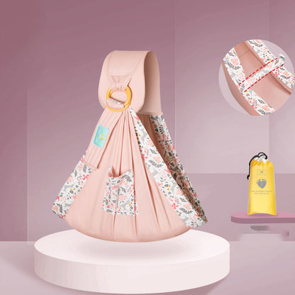 ブルーグレー系カラーのリングスリング外観（リングスリング・抱っこ紐スリング）
