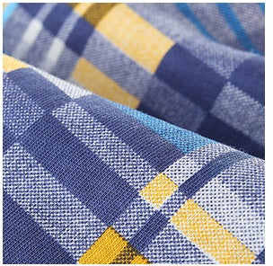 夏の元気コーデが一枚で決まる 男の子半袖Tシャツ＆チェックショートパンツセット 車カートゥーン刺繍タイプ ネイビー コットン100% 90~140cm