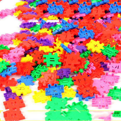 140ピース大容量ハウスビルディングブロックで複数の建物を並べた立体シティ
