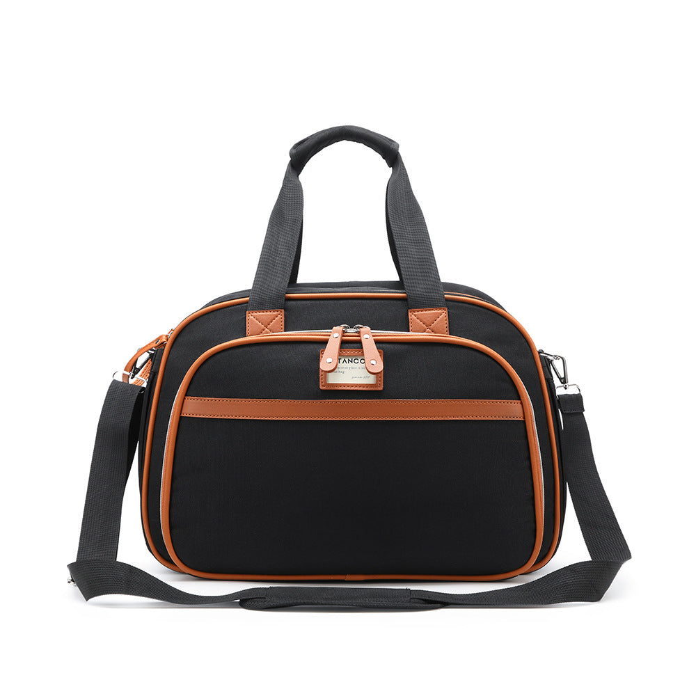 取り外し式ポータブルベビーベッド付き マザーズバッグ 大容量20-35L オックスフォード 43×24×29cm ベッド75×40×17cm ファスナー開閉