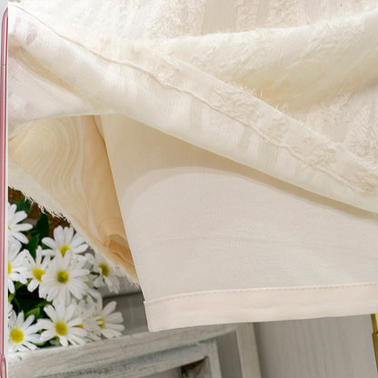 上品ベージュで特別感をまとう 親子リンクコーデ 女の子＆ママ 襟付き半袖ワンピース パール風トリム 90〜160cm・大人S〜5XL