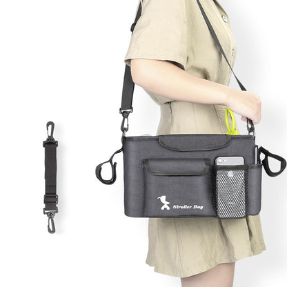 大容量ポケット付きストローラーオーガナイザー
