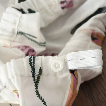 さらりと軽やかにくつろげる マタニティパジャマセット 前開き長袖 薄手ルームウェア M~XL