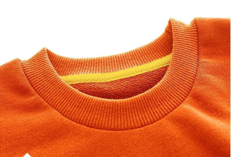 元気いっぱいに遊べる 男の子コットントレーナー 恐竜アップリケ配色切替 コットン100% 90~140cm