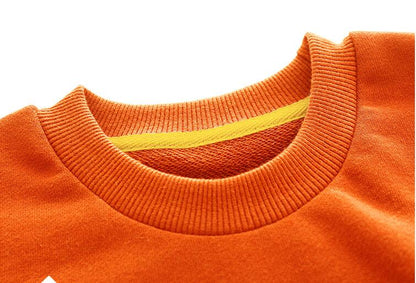 元気いっぱいに遊べる 男の子コットントレーナー 恐竜アップリケ配色切替 コットン100% 90~140cm