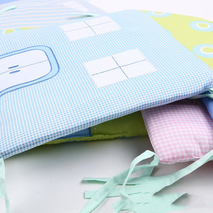 カートゥーン刺繍デザインのベビー寝具
