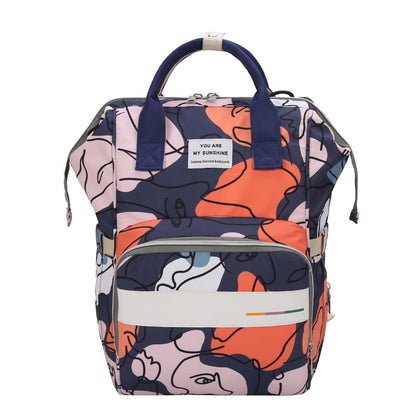 大容量マザーズリュック｜オックスフォード防水 おむつ収納ポケット付き 20-35L ダブルショルダー