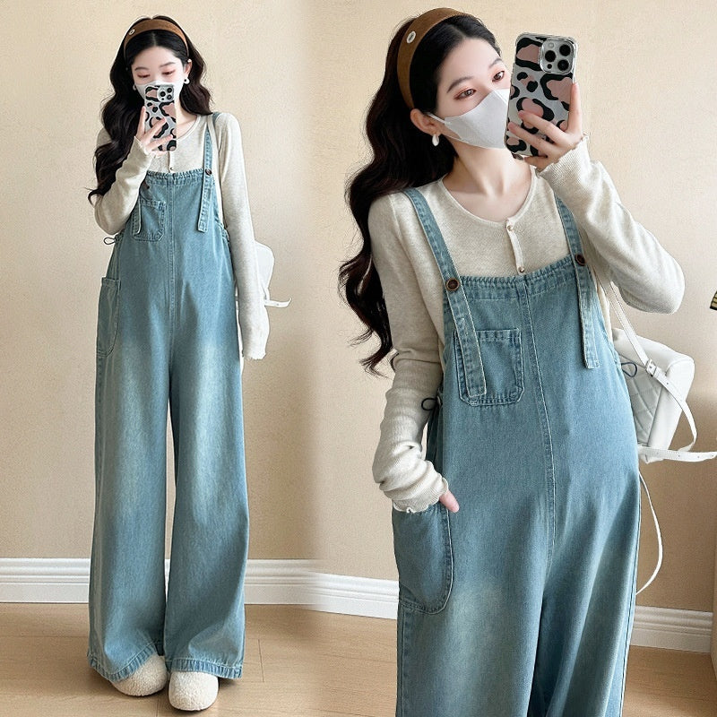 マタニティサロペット OOTD コーディネート着用イメージ
