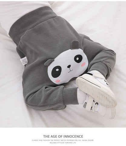 春秋向け薄手生地の幼児用レギンス
