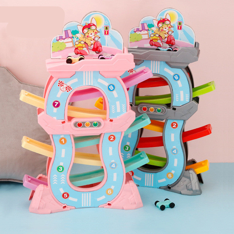 グライディングトラックおもちゃのカラーバリエーションイメージ
