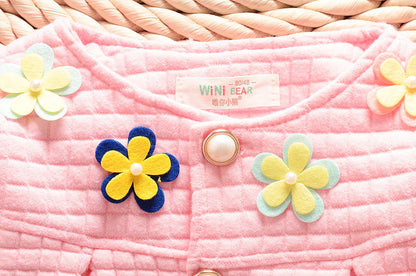 サンディング加工生地の質感クローズアップ
