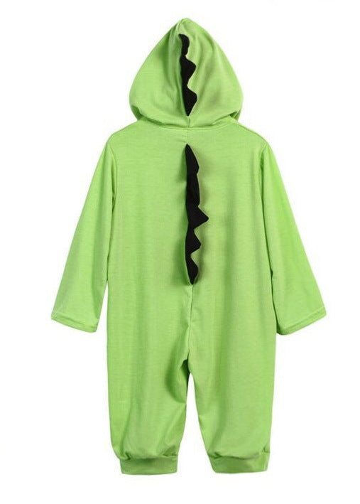 グレーカラーの柔らかい生地のベビーロンパース
