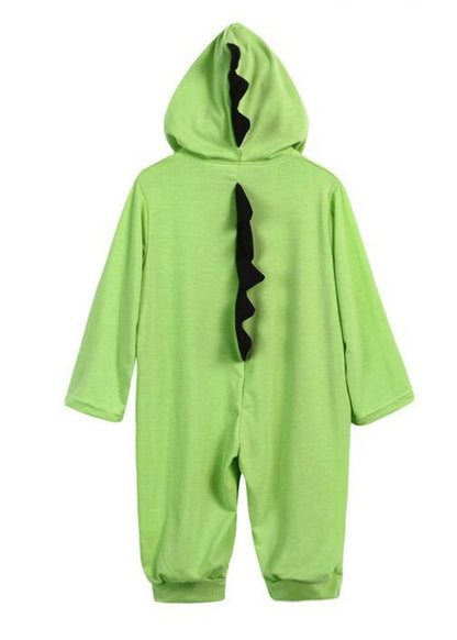 グレーカラーの柔らかい生地のベビーロンパース
