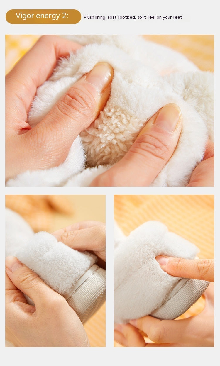 冬用ふわもこコットン素材の質感クローズアップ
