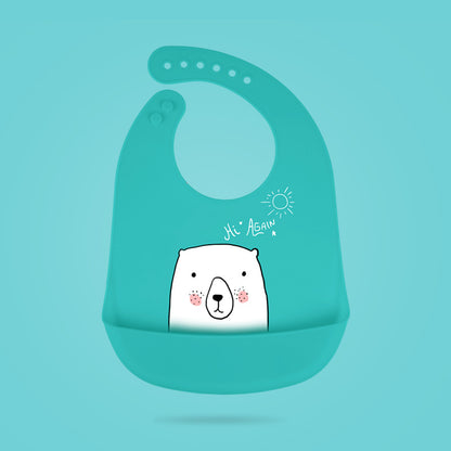 ポケット部分に食べこぼしが溜まりやすい
