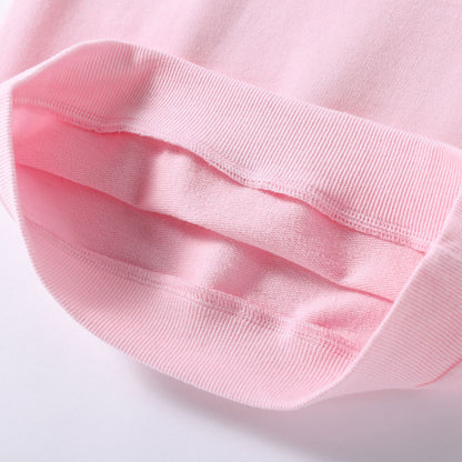 やさしいコットンで春秋にさらっと快適 子ども長袖トレーナー アニマルカートゥーンプリント クルーネック 80〜150cm