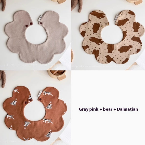 赤ちゃん用吸水ビブ 通気性コットンスタイ
