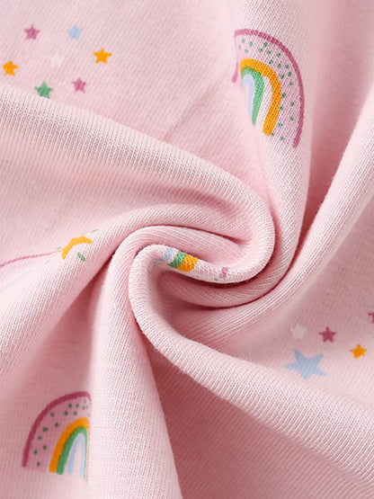 ふんわり広がるスカートシルエットのキッズ長袖ワンピース
