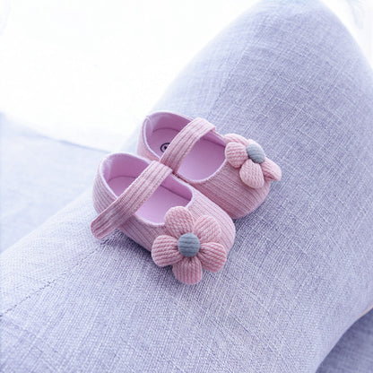 ギフトにおすすめのコットンソフトソールベビー靴
