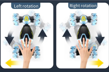 メカナムホイール ツイスト変形 ジェスチャー操作 RCスタントドリフトカー