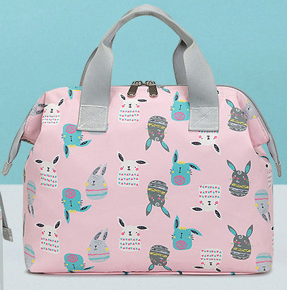 防水ナイロンおむつバッグ｜持ち運びおむつ収納 35×25×14.5cm（フリーサイズ）