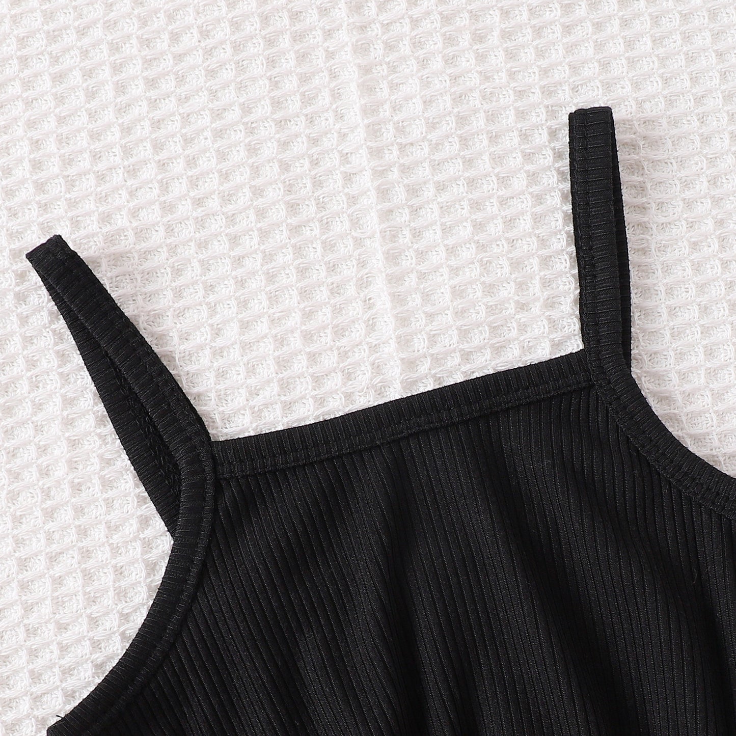 きちんと可愛くおしゃれが完成する 女の子チュールワンピースセット デニムジャケット付き コットン素材 9〜12ヶ月〜3〜4歳