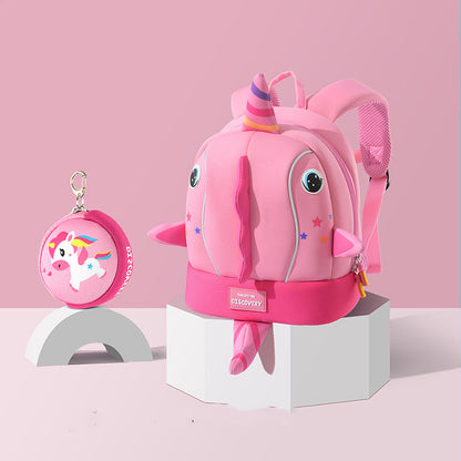 迷子防止に配慮した キッズアニマルリュック ダイビング生地 2サイズS・L 20〜35L・4色