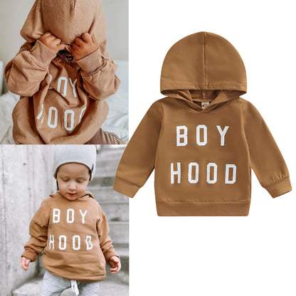 子ども用コットンスウェットプルオーバーの前面デザインがわかる全体写真
