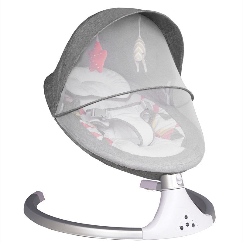角度調節式電動ベビーロッキングチェア | Adjustable Electric Baby Rocking Chair with 5-Speed Swing, Bluetooth Music, LED Touch Panel Lumisei Prime
