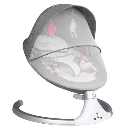 角度調節式電動ベビーロッキングチェア | Adjustable Electric Baby Rocking Chair with 5-Speed Swing, Bluetooth Music, LED Touch Panel Lumisei Prime