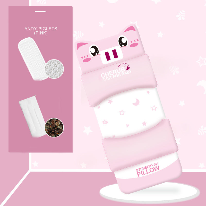 寝汗を防ぐ通気性構造の赤ちゃん用まくら
