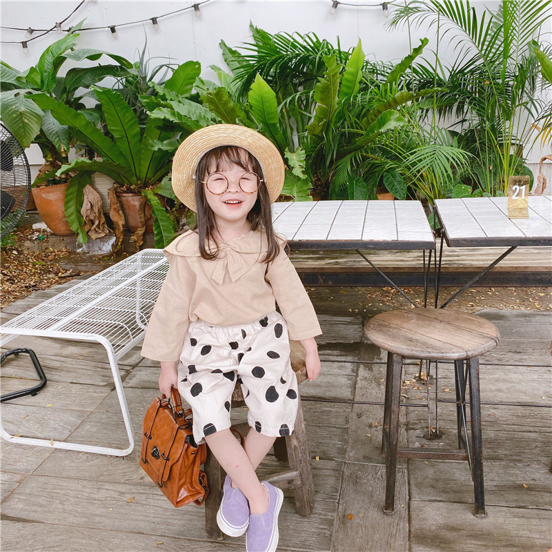 高ウエストデザインのハーレムパンツ
