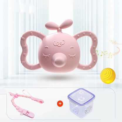 シリコン製 プロペラトップ ゾウモチーフ 歯固めラトル