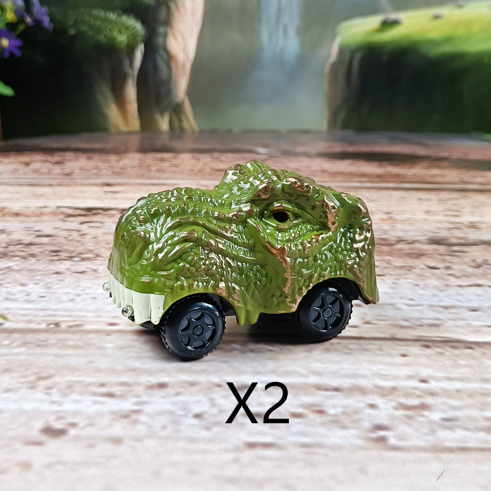 恐竜電動レールトラックレーシングセット 大型ジオラマコース 3〜9歳 男の子向けレーストイ Lumisei Prime