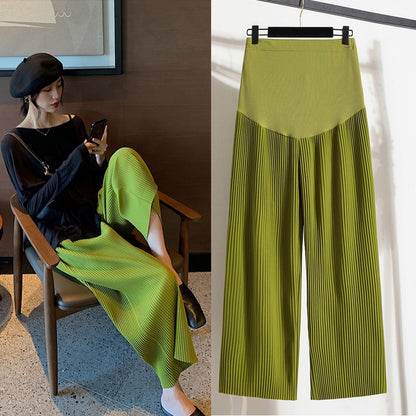 マタニティ涼感ボトムスの全体シルエットイメージ
