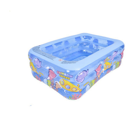 自宅で水あそびが広がる 折りたたみインフレータブルキッズプール（選べるサイズ）家庭用ビニールプール