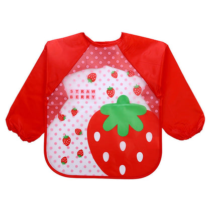 ベビー防水お食事エプロン | Long Sleeve Waterproof Baby Bib Apron Painting Gown Lumisei Prime