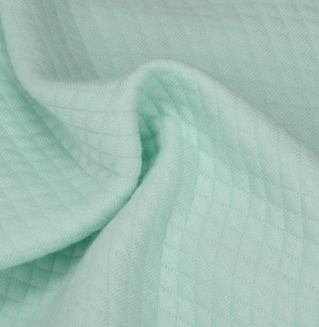 くま形ベビー頭の形ケアピロー 生地テクスチャのアップ（コットン）
