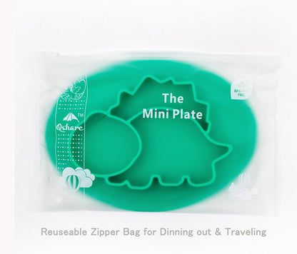 テーブルに固定できる吸盤付きベビー食器
