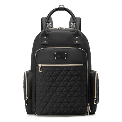 多機能防水マザーズリュック｜哺乳瓶保温・乾湿分離対応 30×13×44cm