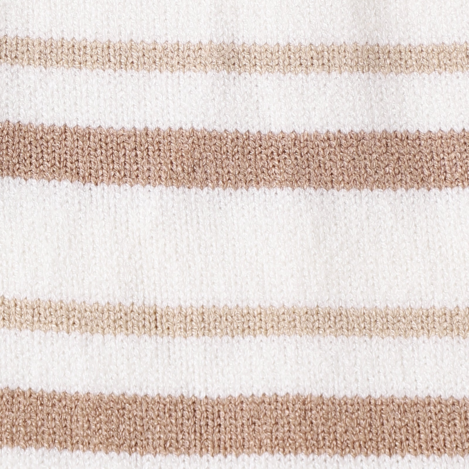 ボーダー柄ニット生地の質感アップ
